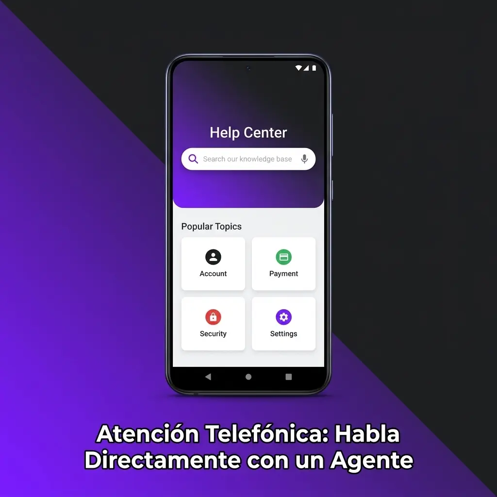 Agente de atención telefónica al cliente resolviendo consultas urgentes en tiempo real por teléfono