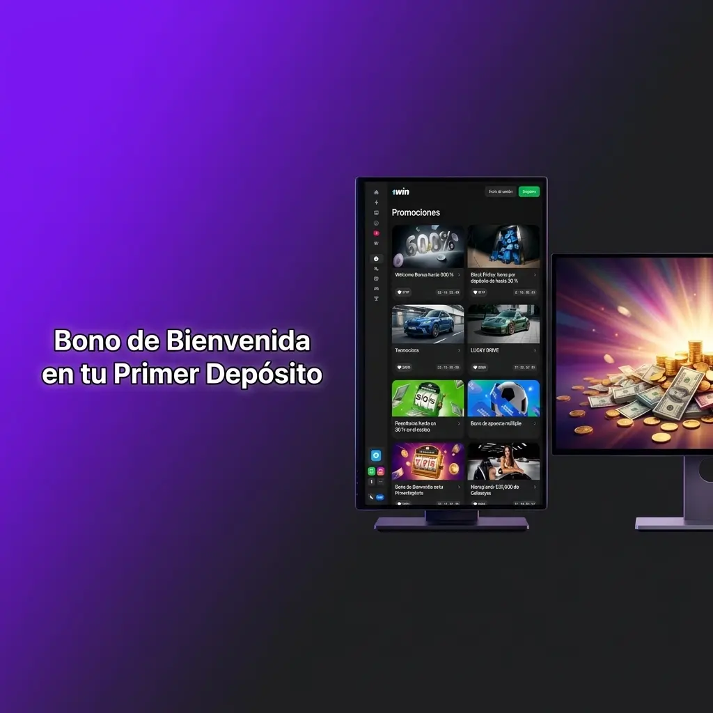 Bono de bienvenida 1win hasta 600% en primeros 4 depósitos con cashback, giros gratis y beneficios VIP