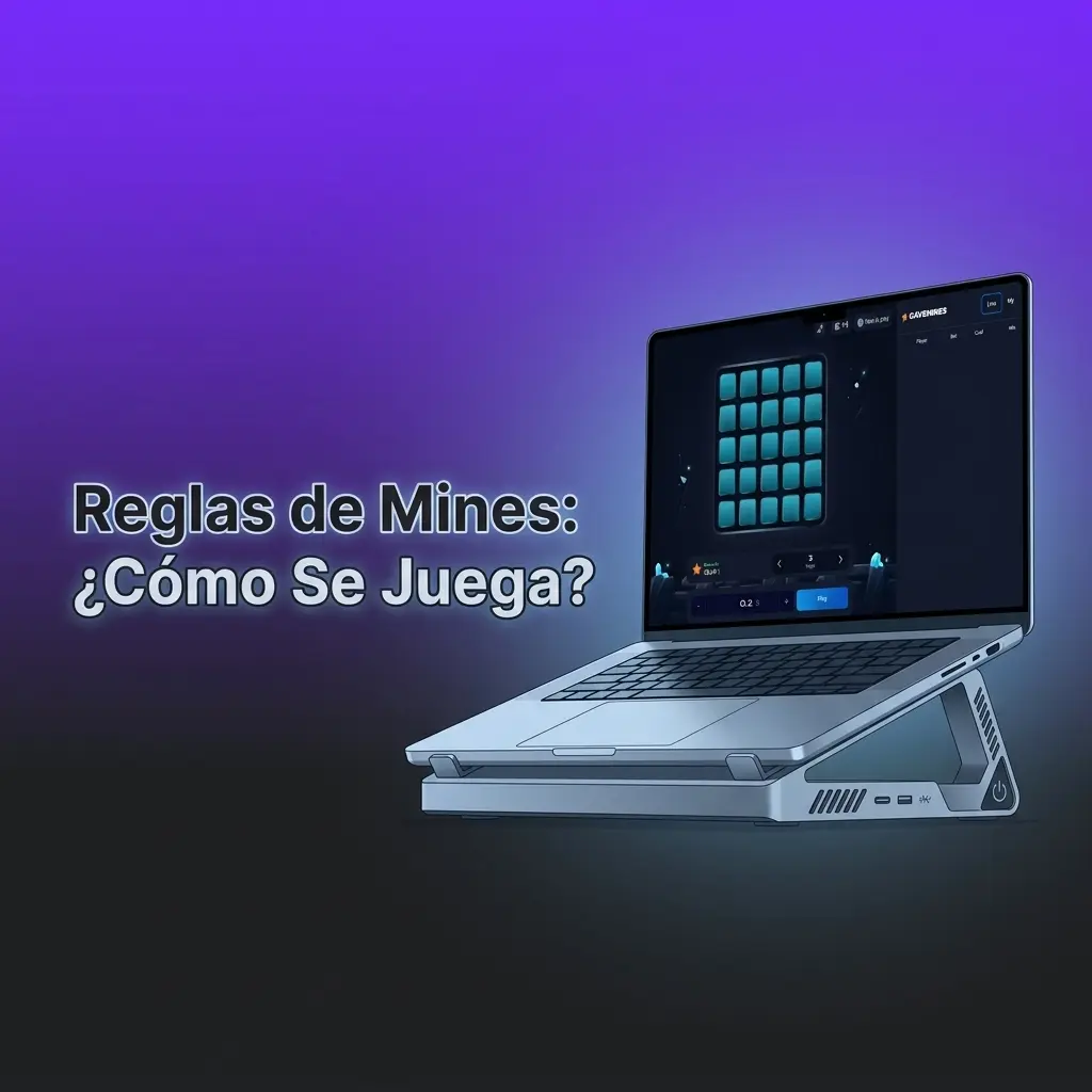 Tablero del juego Mines con celdas ocultas, minas y multiplicadores de ganancias en cada ronda