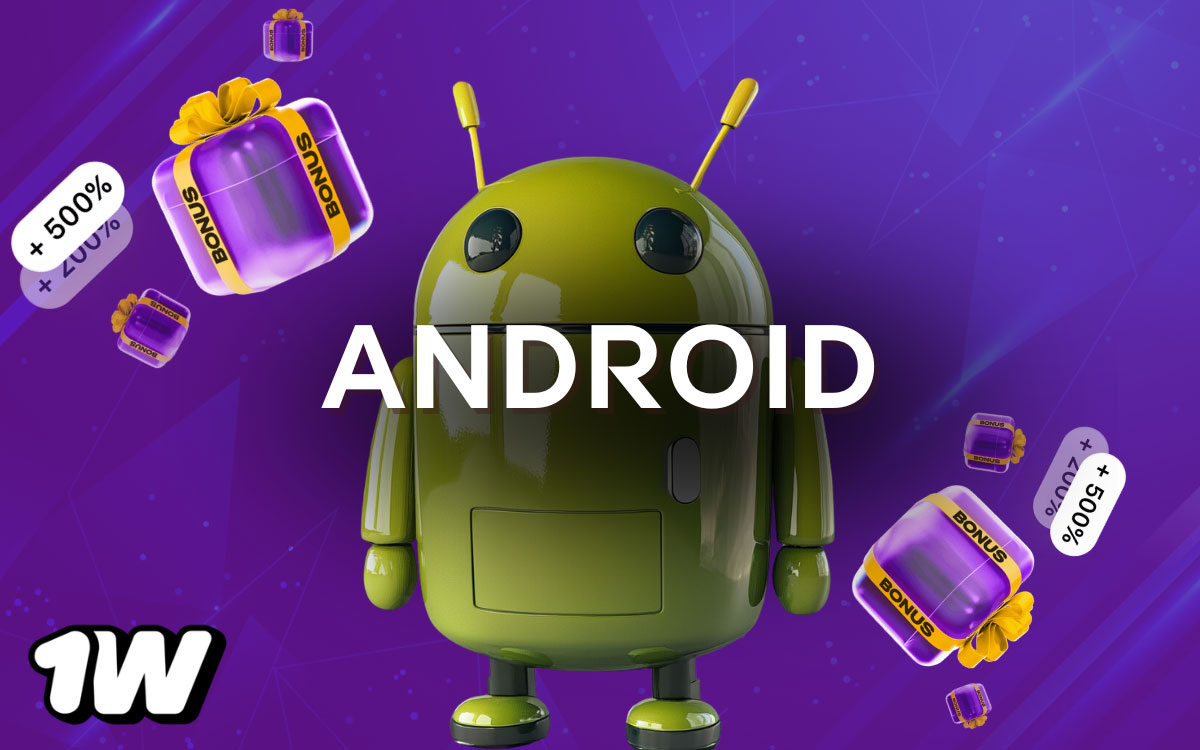 Aplicación 1win para Android con acceso a apuestas deportivas y casino móvil gratis