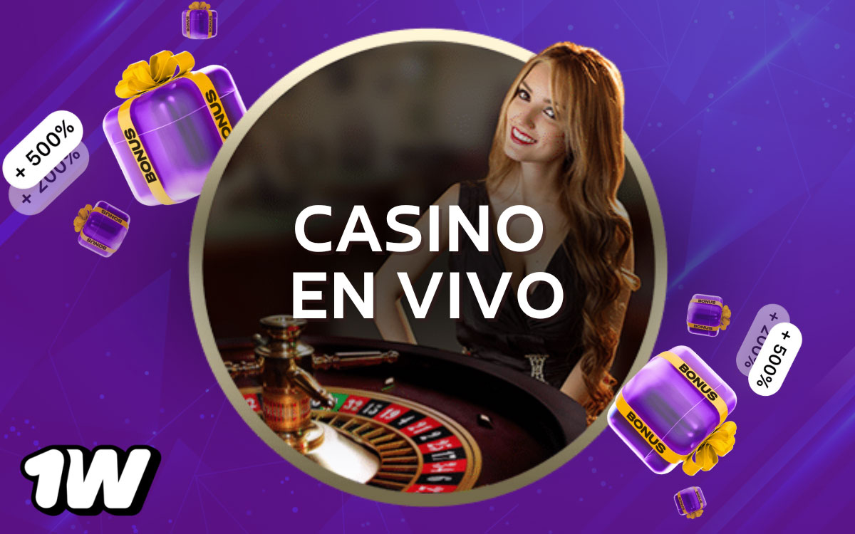 Croupier real en casino en vivo de 1win con ruleta, blackjack y baccarat transmitidos en HD para jugadores mexicanos